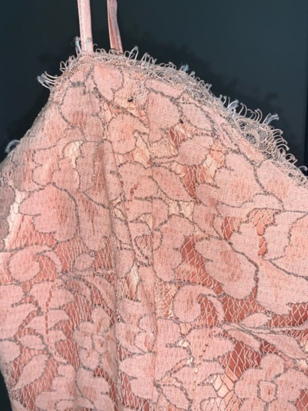 Pink Lace Mini Dress